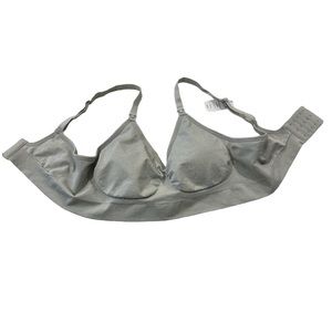🆕 Soma Heather Quiet Gray Nursing Seamless Bralette Size XL NWT